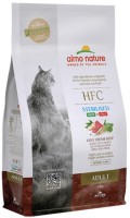 Photos - Cat Food Almo Nature HFC Adult Sterilised Beef  1.2 kg