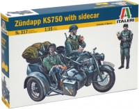 Model Building Kit ITALERI Zundapp KS750 with Sidecar (1:35) 