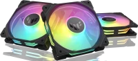 Computer Cooling Asus TUF Gaming TR120 ARGB Reverse Black - Triple Pack 