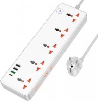 Photos - Surge Protector / Extension Lead Hoco AC14A Rico 