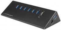 Card Reader / USB Hub LC-Power LC-HUB-ALU-2B-7 