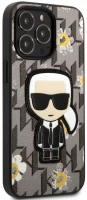 Photos - Case Karl Lagerfeld Flower Ikonik Karl for iPhone 13 Pro 