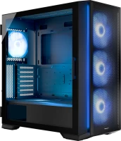 Photos - Computer Case MODECOM HORIZON ARGB FLOW black