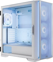 Photos - Computer Case MODECOM HORIZON ARGB FLOW white