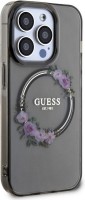 Photos - Case GUESS IML Flowers Wreath MagSafe for iPhone 15 Pro Max 