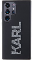 Photos - Case Karl Lagerfeld 3D Rubber Glitter Logo for Galaxy S23 Ultra 