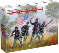 Model Building Kit ICM American Civil War Union Infantry Set 2 (1:35) 