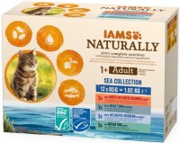Photos - Cat Food IAMS Naturally Adult Sea Collection 12 pcs 
