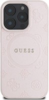 Case GUESS Saffiano Peony Classic Logo with MagSafe for iPhone 16 Pro Max 