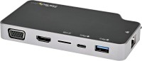 Photos - Card Reader / USB Hub Startech.com CDP2HVGUASPD