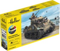 Model Building Kit Heller M4A2 Sherman Division Leclerc (1:72) 