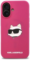 Case Karl Lagerfeld Silicone Choupette Head Print MagSafe for iPhone 16 