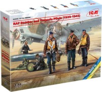 Model Building Kit ICM RAF Bomber and Torpedo Pilots (1:48) 