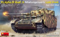 Model Building Kit MiniArt Pz.Kpfw.IV Ausf. H Nibelungenwerk Late Prod. Sep-Oct 1943 (1:35) 