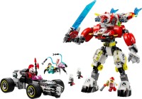 Photos - Construction Toy Lego Coopers Tiger Mech and Zeros Hot Rod Car 71497 