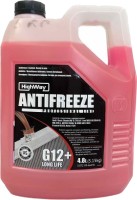 Photos - Antifreeze \ Coolant Highway Antifreeze G12+ Long Life -40 Red 4.8 L