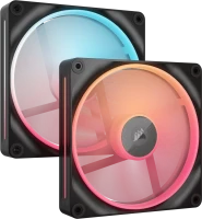 Photos - Computer Cooling Corsair iCUE LINK LX140-R RGB PWM Reverse Black Starter Kit