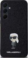 Photos - Case Karl Lagerfeld Fixed Glitter Ikonik Logo Metal Pin for Galaxy A55 