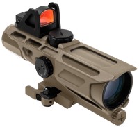 Sight NcSTAR Gen3 USS 3-9X40 P4 Sniper Red Dot Tan 