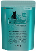 Photos - Cat Food Catz Finefood Classic Pouch Game/Rose Fish 85 g 