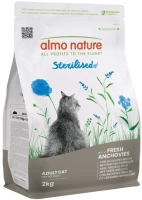 Photos - Cat Food Almo Nature Adult Sterilised Anchovies  2 kg