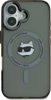 Photos - Case Karl Lagerfeld IML Metal Choupette Head MagSafe for iPhone 16