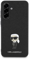 Case Karl Lagerfeld Fixed Glitter Ikonik Logo Metal Pin for Galaxy A56 