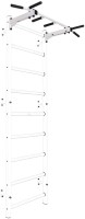 Pull-Up Bar / Parallel Bar BenchK PB2W 