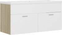 Washbasin cabinet VidaXL Sink Cabinet with Built-in Basin 100 3070852 