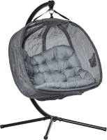 Canopy Swing Outsunny Double Hanging 2 Seater Egg Chair with Cushion 