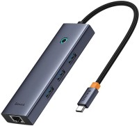 Photos - Card Reader / USB Hub BASEUS UltraJoy Series 6-Port Hub Air 