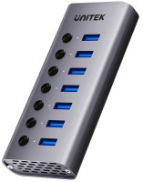 Photos - Card Reader / USB Hub Unitek 7-in-1 Individual Switches Hub