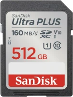 Photos - Memory Card SanDisk Ultra Plus SDXC UHS-I 512 GB