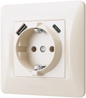 Photos - Socket Videx VF-BNSK1GUC-CR beige