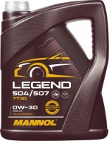 Photos - Engine Oil Mannol Legend 504/507 0W-30 5 L