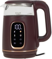 Photos - Electric Kettle Adler AD 1305BU burgundy