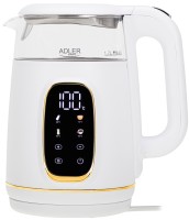 Photos - Electric Kettle Adler AD 1305WG white