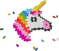 Construction Toy Plus-Plus Unicorn (250 pieces) PP-3929 