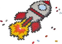 Photos - Construction Toy Plus-Plus Rocket (500 pieces) PP-3930 
