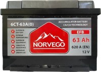 Photos - Car Battery Norvego EFB (63RL)