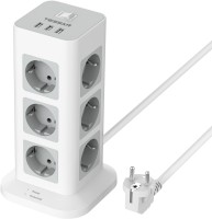 Photos - Surge Protector / Extension Lead Tessan TS-TPS04-DE 