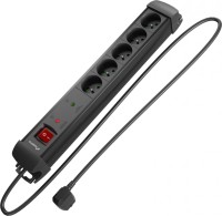 Photos - Surge Protector / Extension Lead Lanberg SP1-05E-0500-BK 