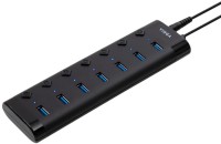 Photos - Card Reader / USB Hub Vinga VHA3A7B 