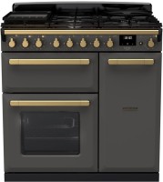 Photos - Cooker Rangemaster ESDL90DFPSLT/AB1 graphite