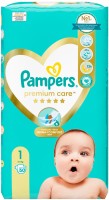 Photos - Nappies Pampers Premium Care 1 / 50 pcs 