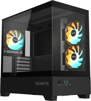 Photos - Computer Case Gigabyte C201 Panoramic black