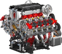 Photos - Construction Toy Mould King F488 Supercar V8 Engine 10130 