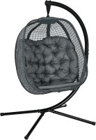 Canopy Swing Outsunny Hanging Swing Chair w/ Thick Cushion 