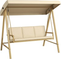 Photos - Canopy Swing Outsunny Three-Seat Garden Swing Chair, with Adjustable Canopy 