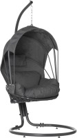 Canopy Swing Outsunny Hanging Egg Chair Swing Hammock Chair with Stand 
